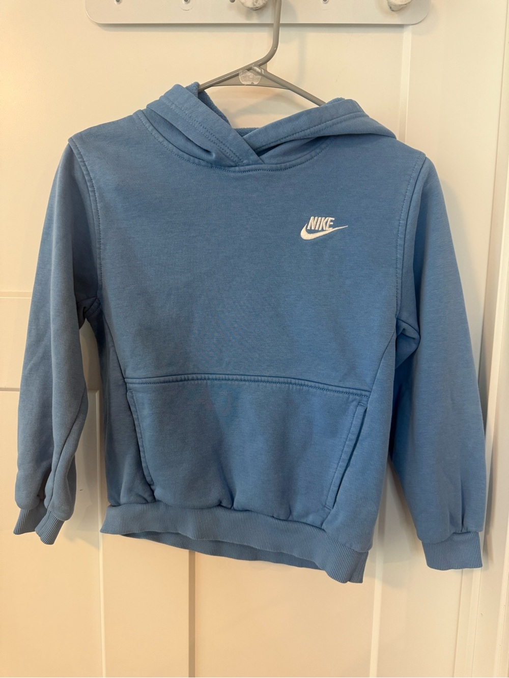 Nike Kids' Light Blue Hoodie Sweatshirt size medium EUC